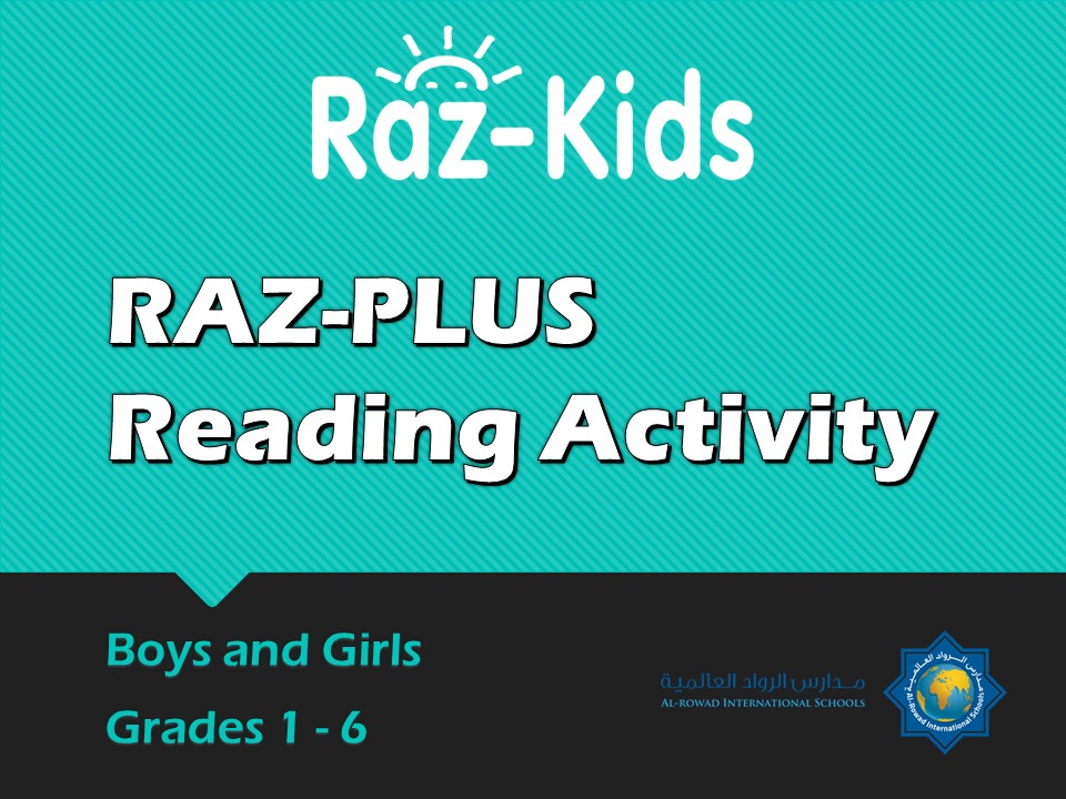 Raz Plus Reading Activity Al Rowad