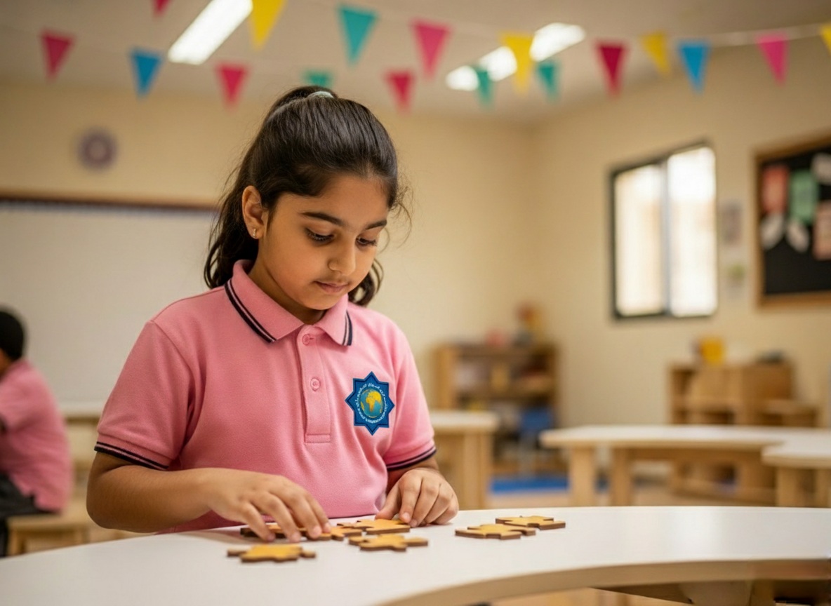 Happy diverse students at Al Rowad International School
