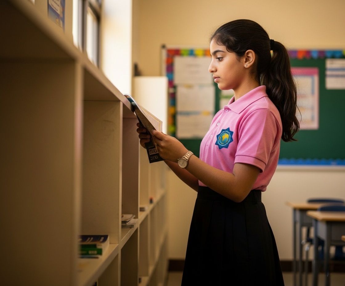 Students participating in extracurricular activities at Al Rowad