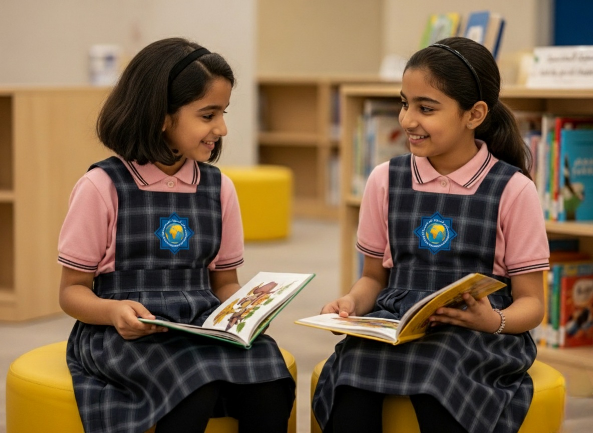 Al Rowad students celebrating achievements and success